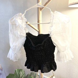 DAZY/Shein Puff Sleeve Crop Top Bundle